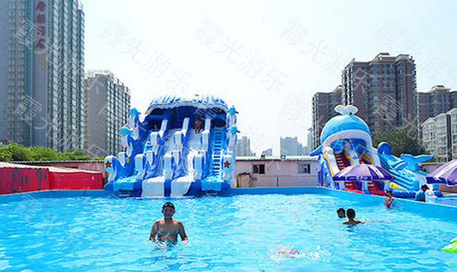桂东大型充气泳池